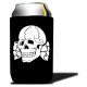 Beer Koozie Black - Death Head